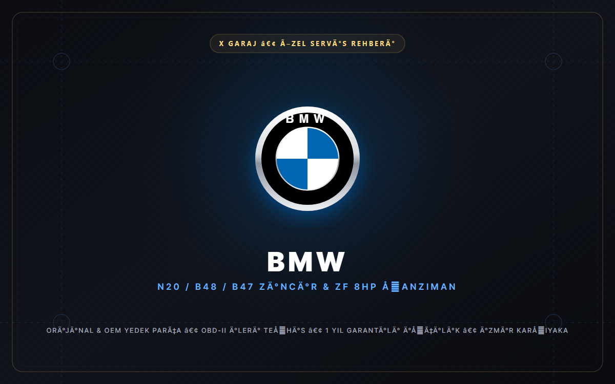 BMW Özel Servis İzmir Karşıyaka