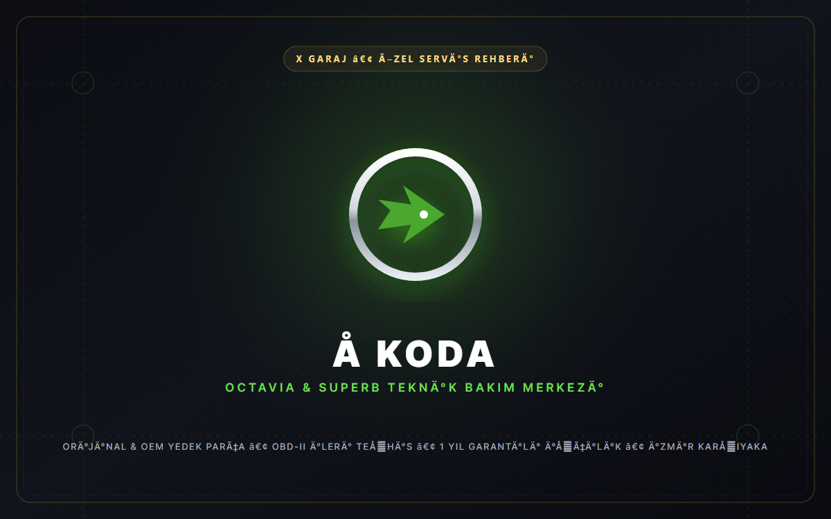 Skoda Özel Servis İzmir Karşıyaka